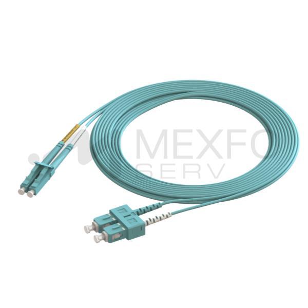 Jumper de Fibra Optica Multimodo Aquaoptimax Duplex