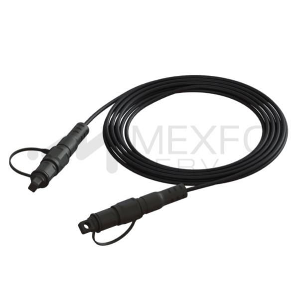 Jumper de fibra optica endurecido filux, patch core